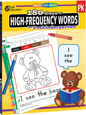 cover image of 180 Days of High-Frequency Words for Prekindergarten